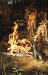 Emile Levy Death of Orpheus Spain oil painting art